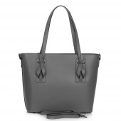 Geanta dama din piele naturala DiAmanti Mantova Grigio Geanta dama din piele naturala DiAmanti Mantova Grigio